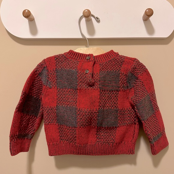 NWOT Gymboree Plaid Cotton Sweater - Picture 3 of 5